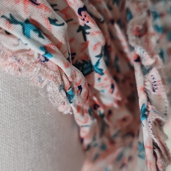 Floral Pink Sleeveless Dress - Picture 3 of 4